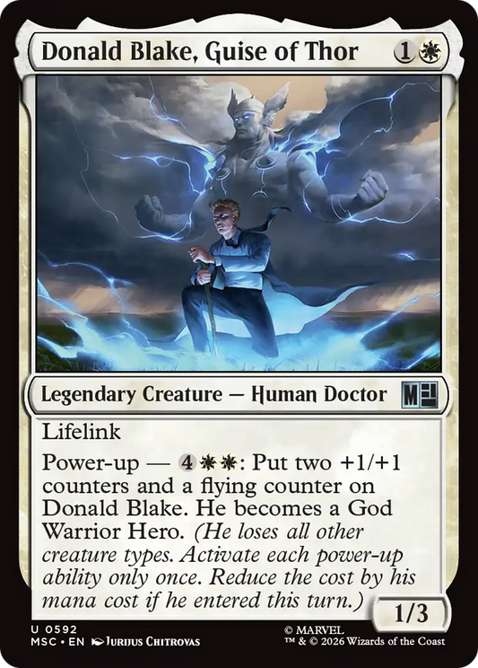 Donald Blake, Guise of Thor (MSC) - Foil