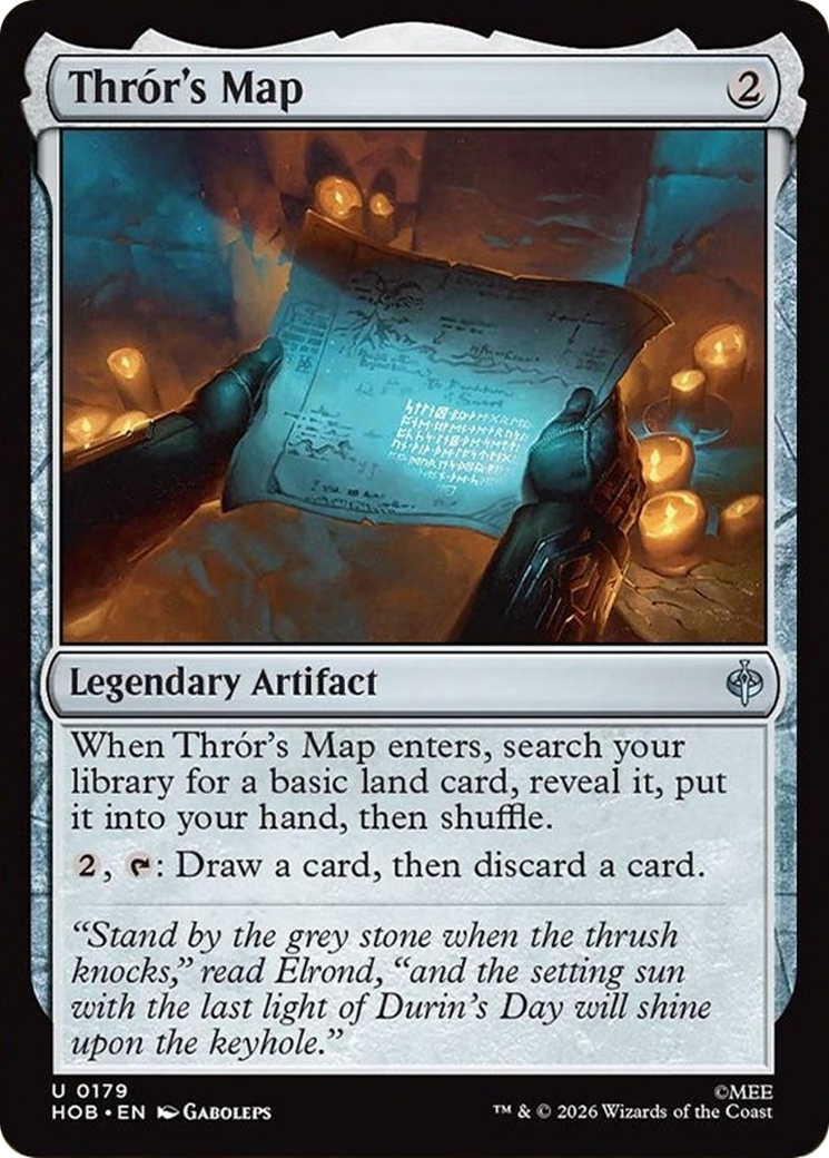 Thrór's Map (HOB) - Foil