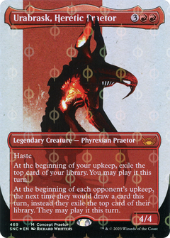 Urabrask, Heretic Praetor (469) (Borderless) - Compleat Foil