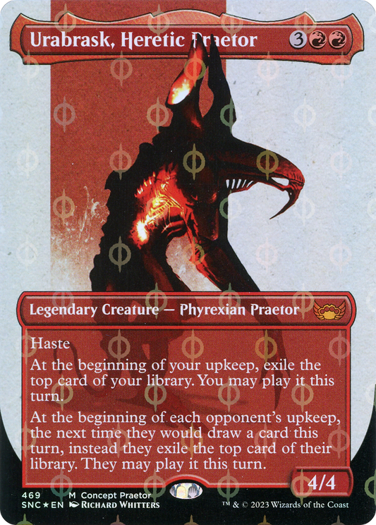 Urabrask, Heretic Praetor (469) (Borderless) - Compleat Foil