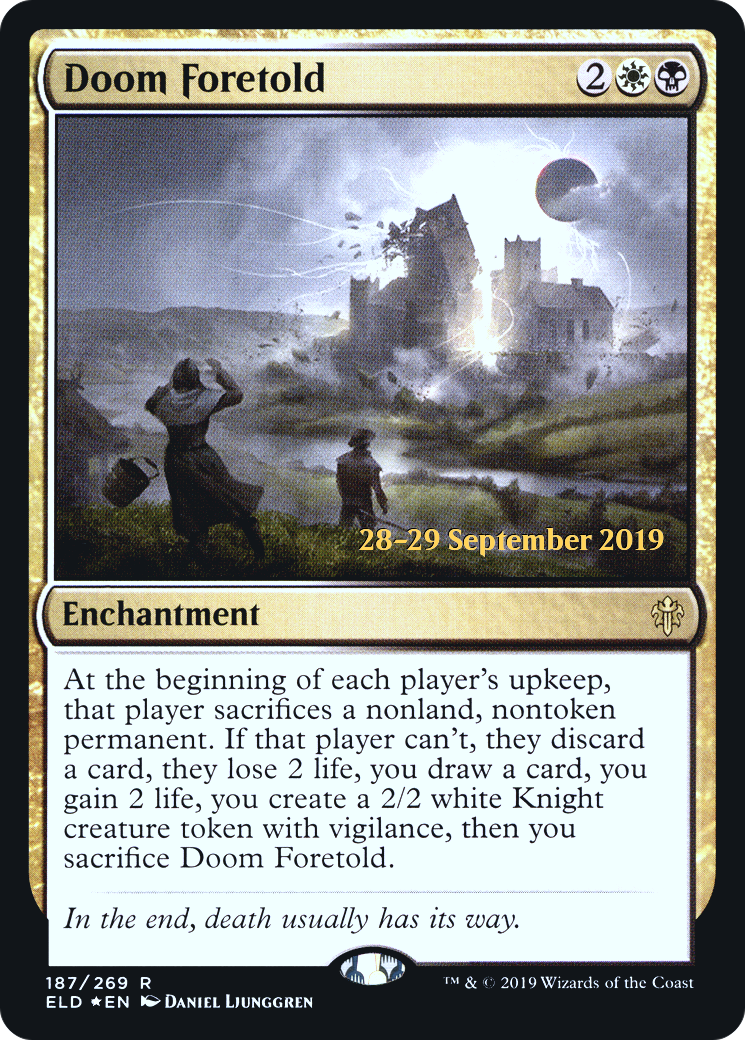 Doom Foretold (187) (Prerelease) - Foil