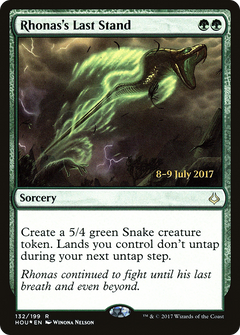 Rhonas's Last Stand (132) (Prerelease) - Foil