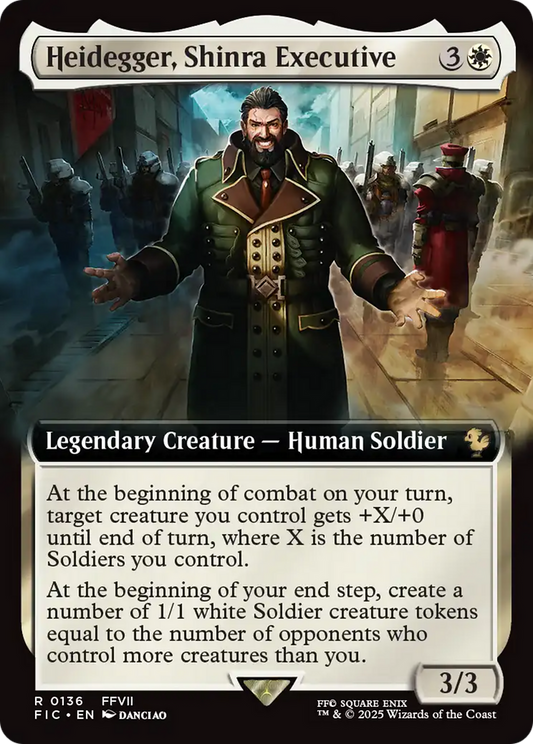 Heidegger, Shinra Executive (0136) (Extended Art)