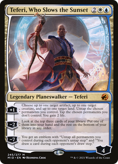 Teferi, Who Slows the Sunset - Foil