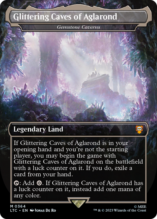 Glittering Caves of Aglarond [Gemstone Caverns] (0364) (Borderless) - Foil