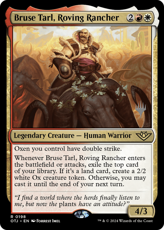 Bruse Tarl, Roving Rancher (0198) (Promo Pack) - Foil