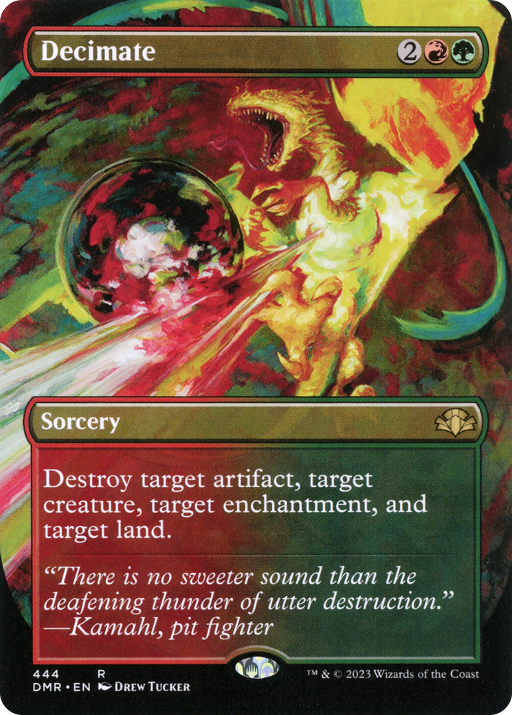 Decimate (444) (Borderless) - Foil
