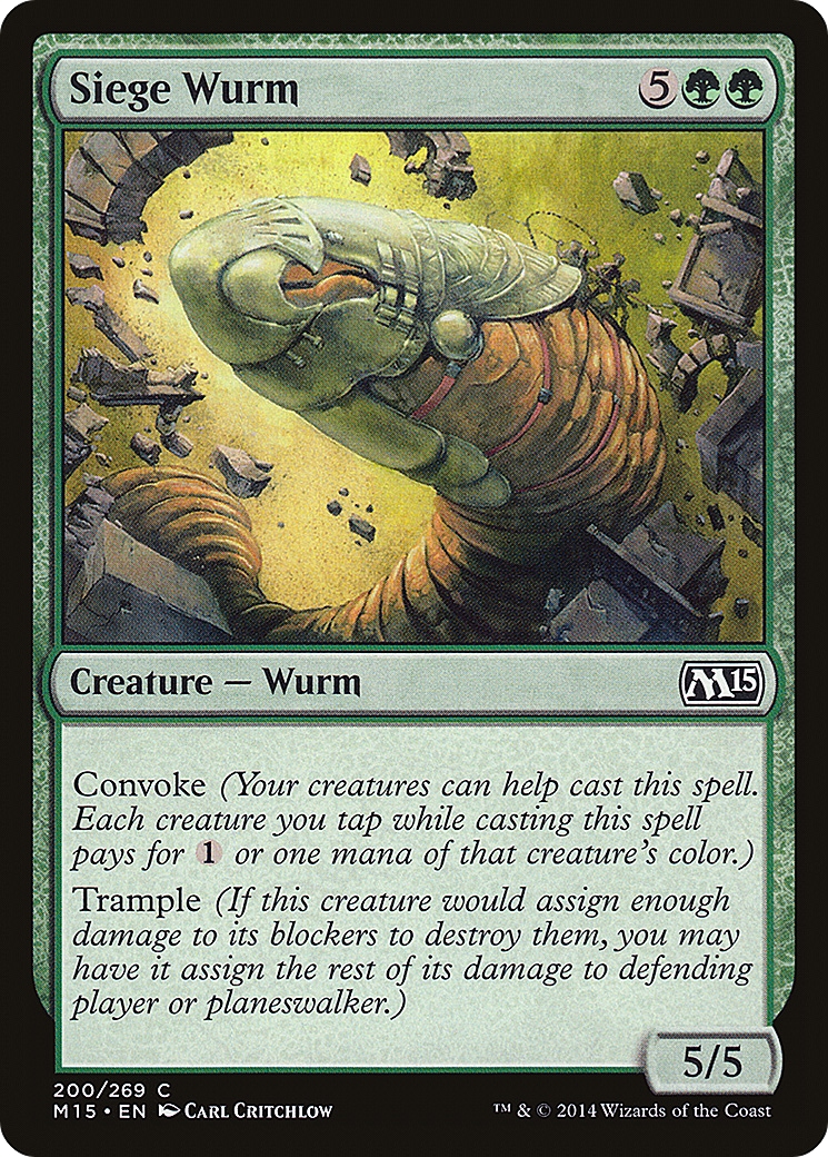 Siege Wurm - Foil