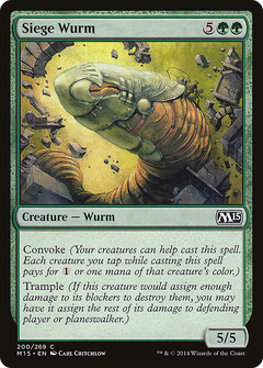 Siege Wurm - Foil