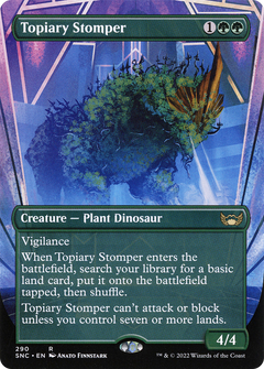 Topiary Stomper (290) (Borderless) - Foil