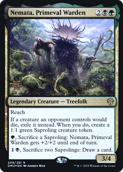 Nemata, Primeval Warden (209) (Prerelease) - Foil
