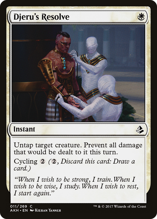 Djeru's Resolve - Foil