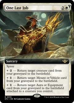 One Last Job (0315) (Extended Art) - Foil