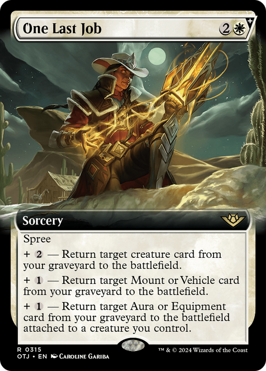 One Last Job (0315) (Extended Art) - Foil