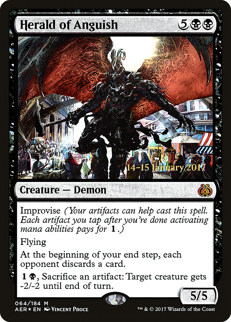 Herald of Anguish (064) (Prerelease) - Foil