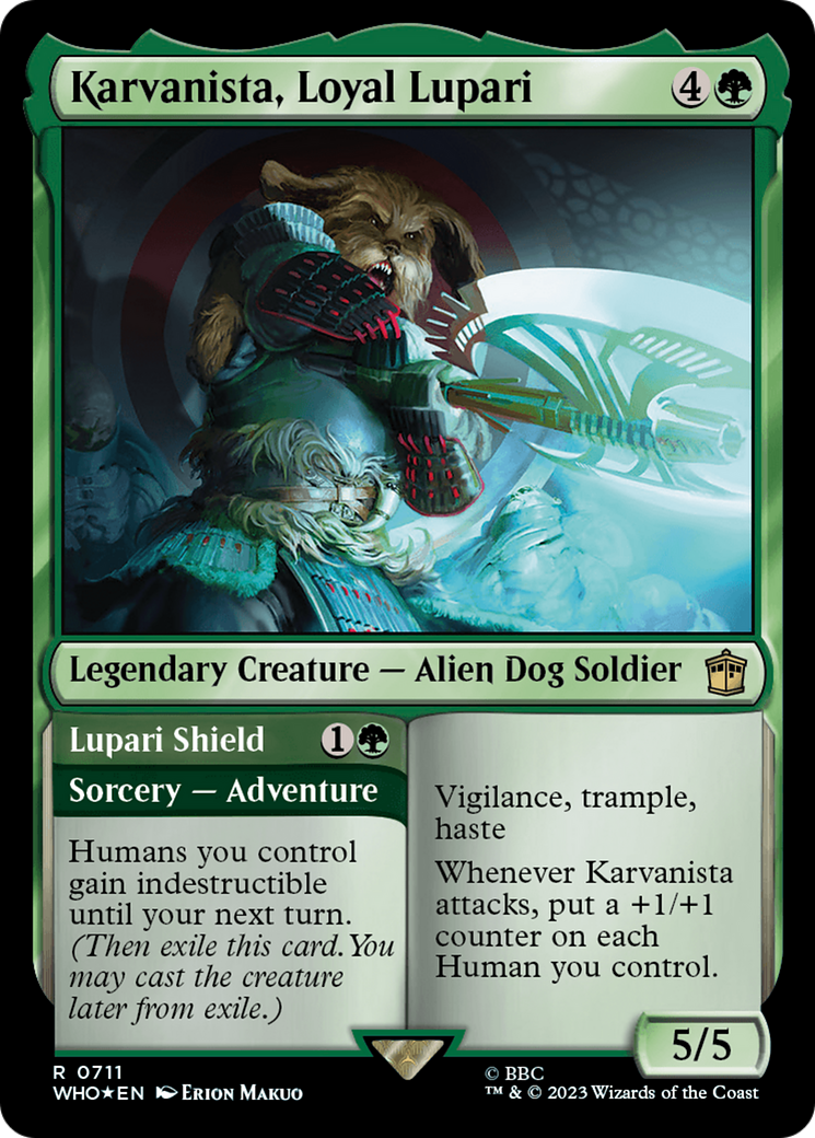 Karvanista, Loyal Lupari // Lupari Shield (0711) - Surge Foil