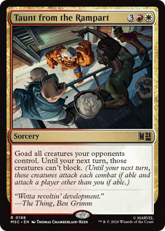 Taunt from the Rampart (MSC) - Surge Foil