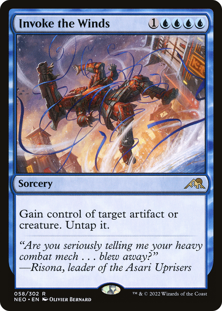 Invoke the Winds - Foil