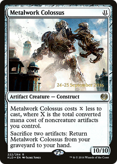 Metalwork Colossus (222) (Prerelease) - Foil