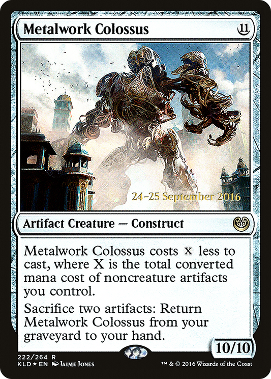 Metalwork Colossus (222) (Prerelease) - Foil