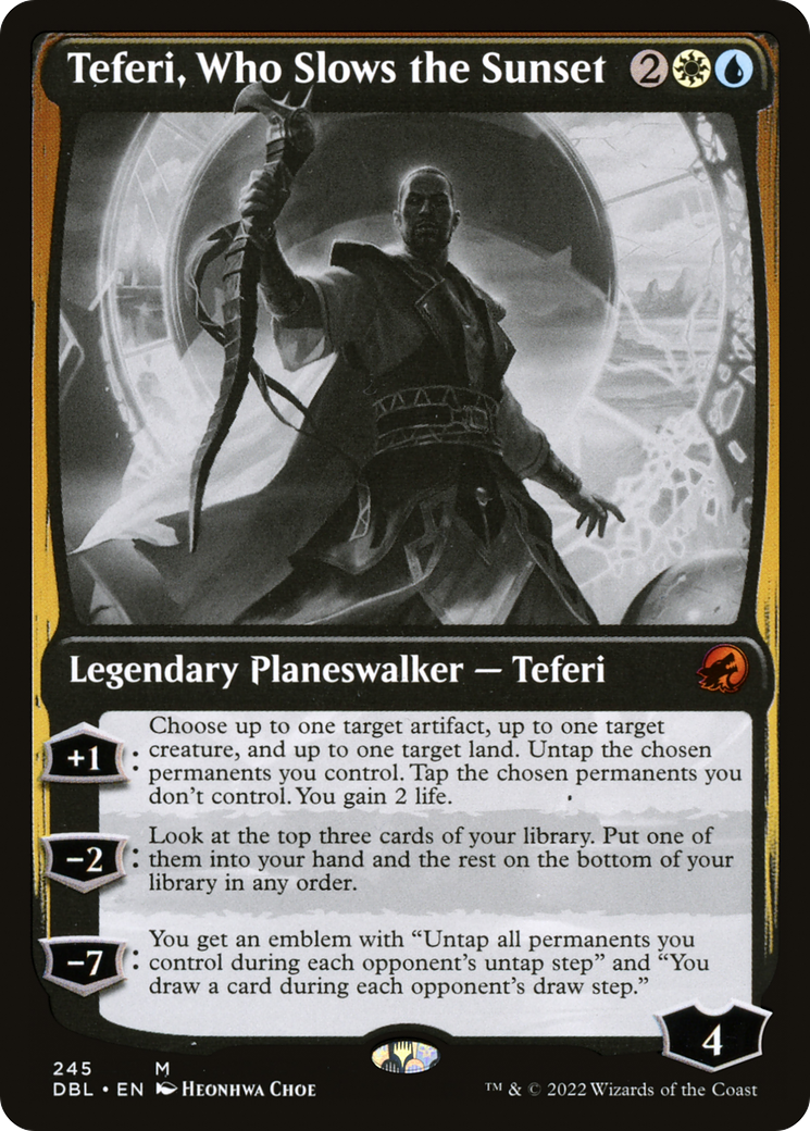 Teferi, Who Slows the Sunset - Foil