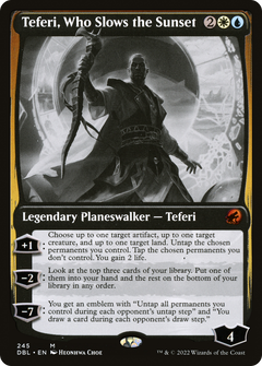 Teferi, Who Slows the Sunset - Foil