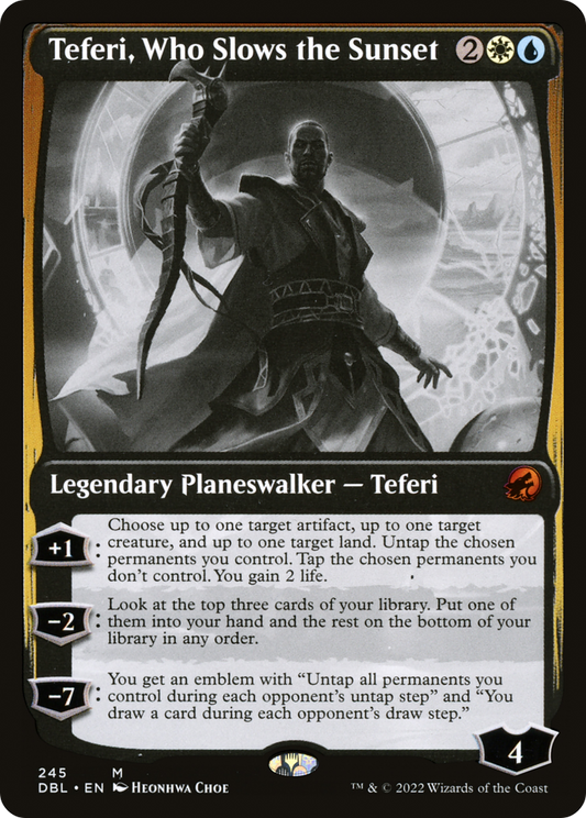 Teferi, Who Slows the Sunset - Foil