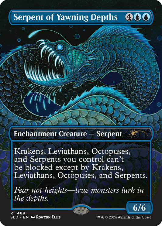 Serpent of Yawning Depths (1489) (Borderless)