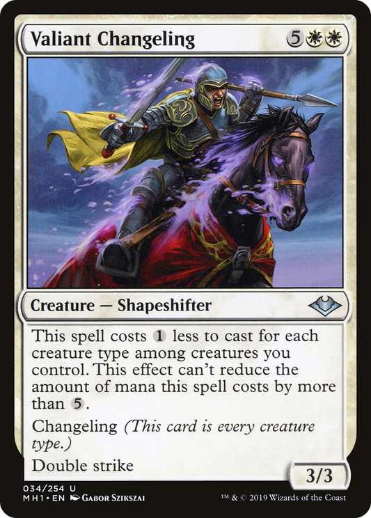 Valiant Changeling - Foil