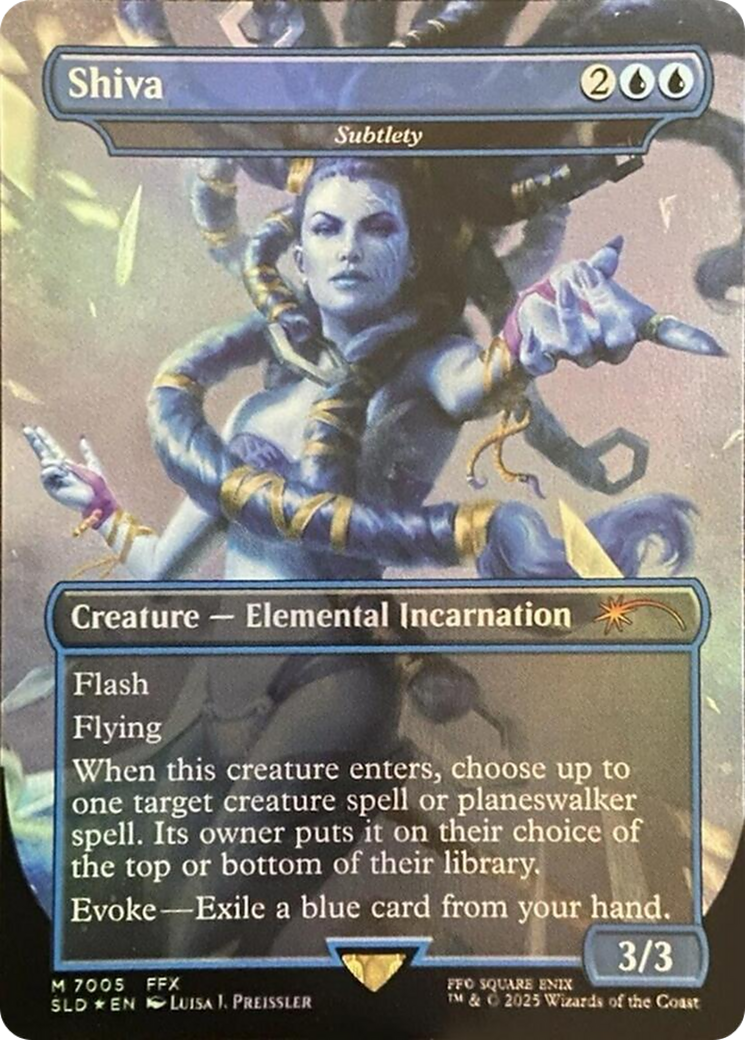 Shiva [Subtlety] (7005) (Borderless) - Foil