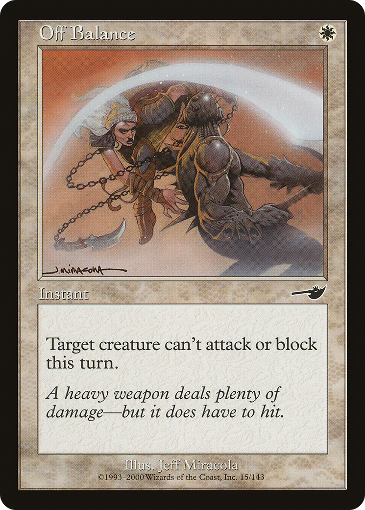 Off Balance - Foil