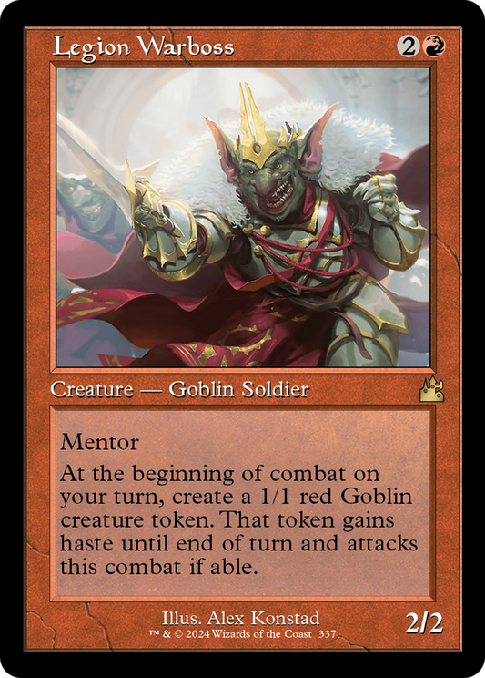 Legion Warboss (0337) (Retro Frame) - Foil