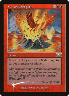 Volcanic Geyser (004) (FNM) - Foil
