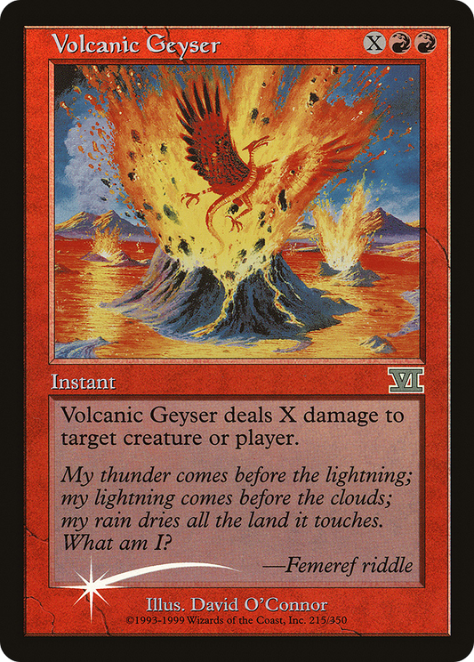 Volcanic Geyser (004) (FNM) - Foil