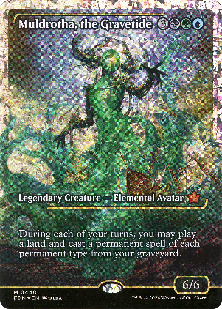 Muldrotha, the Gravetide (0440) (Showcase) - Fracture Foil