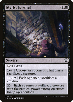 Myrkul's Edict - Foil