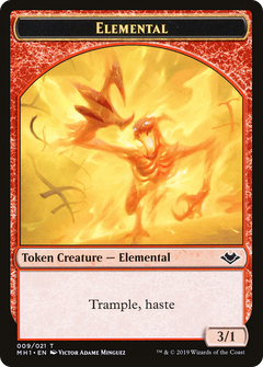 Elemental Token (009) - Foil
