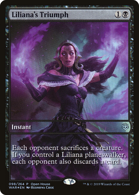 Liliana's Triumph (098) (Open House) - Foil