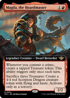 Magda, the Hoardmaster (0334) (Extended Art) - Foil