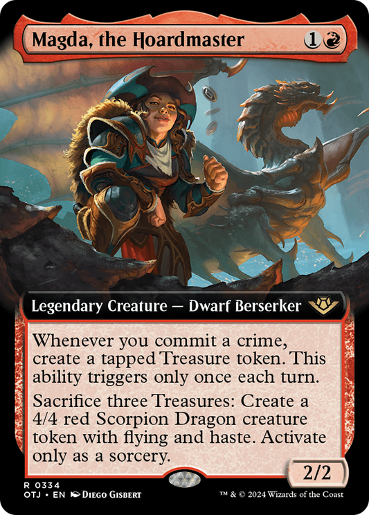 Magda, the Hoardmaster (0334) (Extended Art) - Foil
