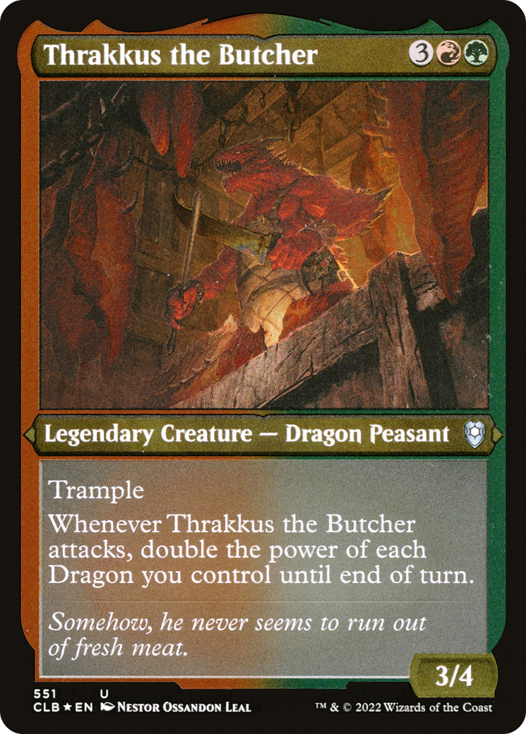 Thrakkus the Butcher - Foil Etched