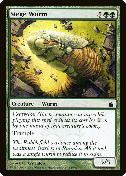 Siege Wurm - Foil