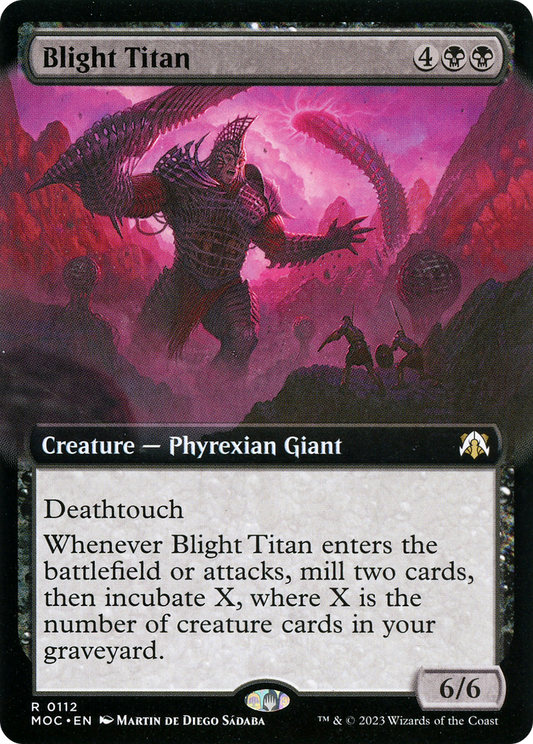 Blight Titan (0112) (Extended Art)