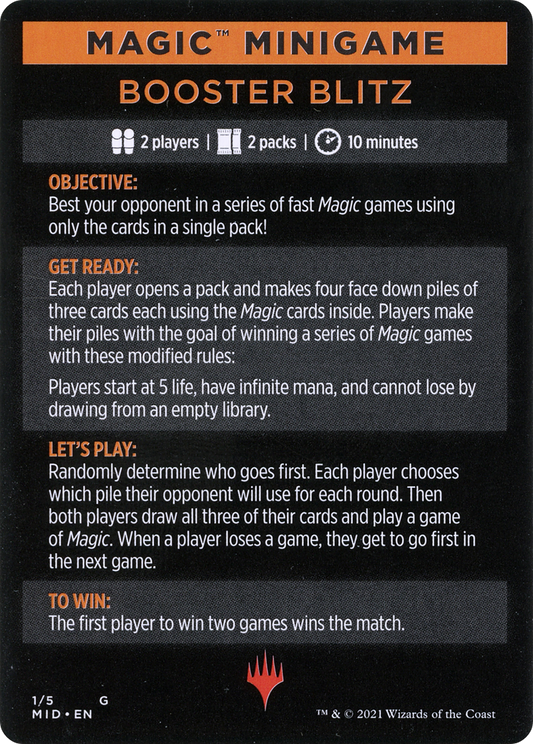 Magic Minigame: Booster Blitz