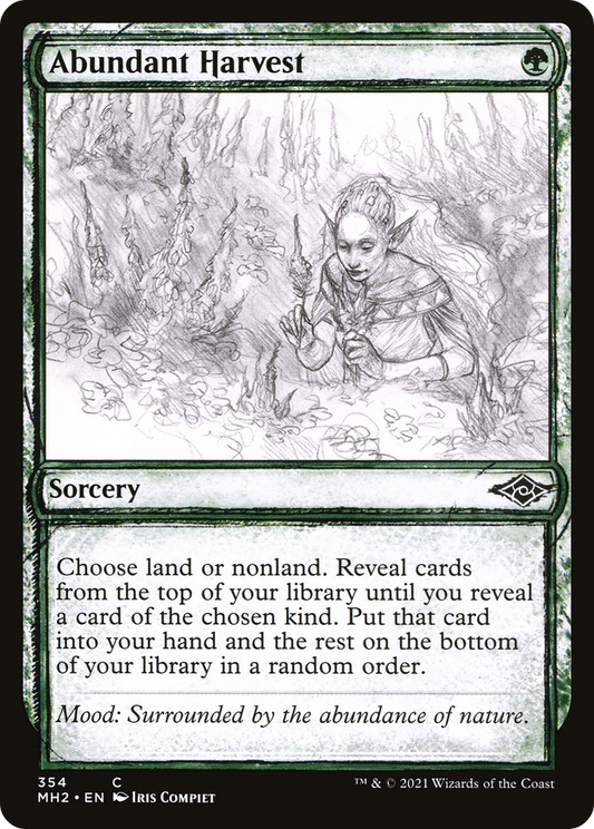 Abundant Harvest (354) (Showcase) - Foil
