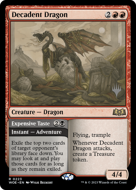 Decadent Dragon // Expensive Taste (0223) (Promo Pack) - Foil