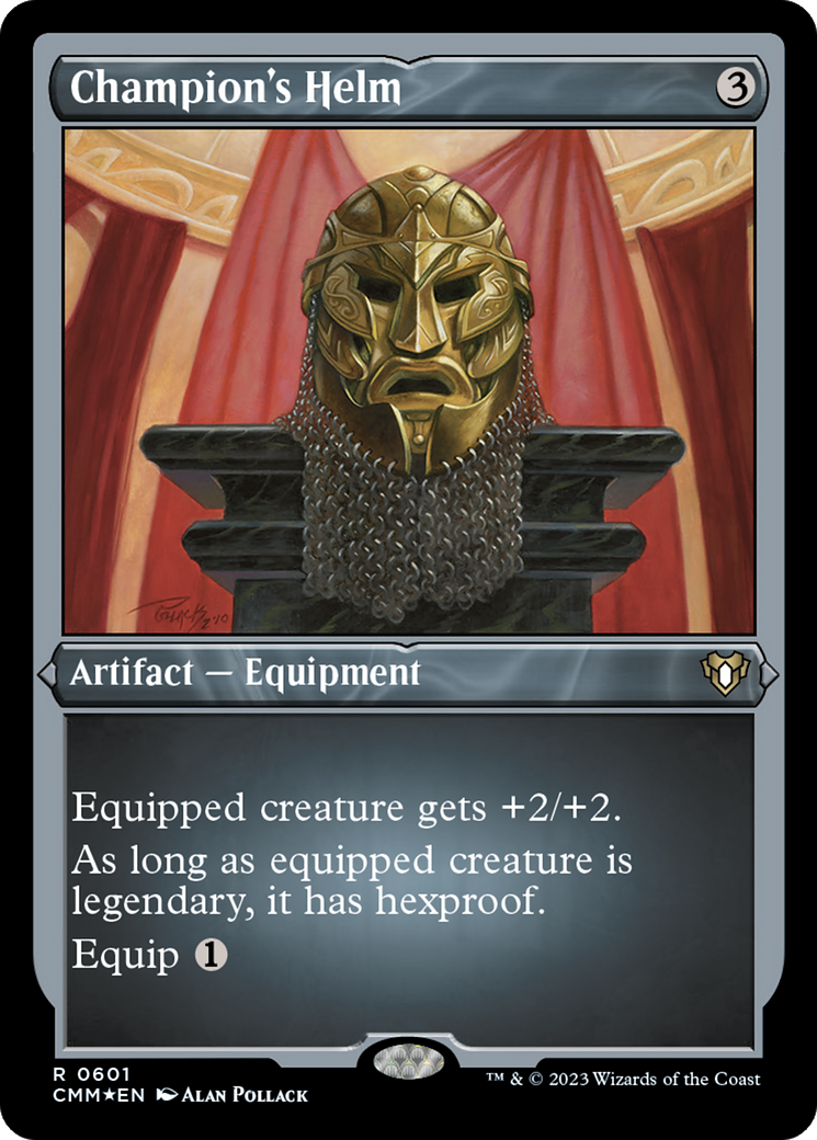 Champion's Helm (0601) - Foil Etched