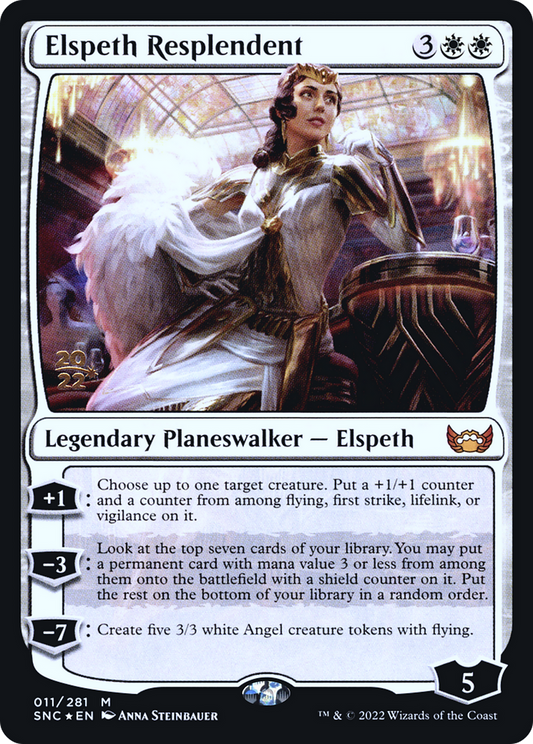 Elspeth Resplendent (011) (Prerelease) (PSNC) - Foil