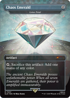 Chaos Emerald [Lotus Petal] (7037) (Borderless) (White) - Foil