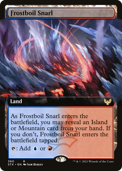 Frostboil Snarl (360) (Extended Art) - Foil